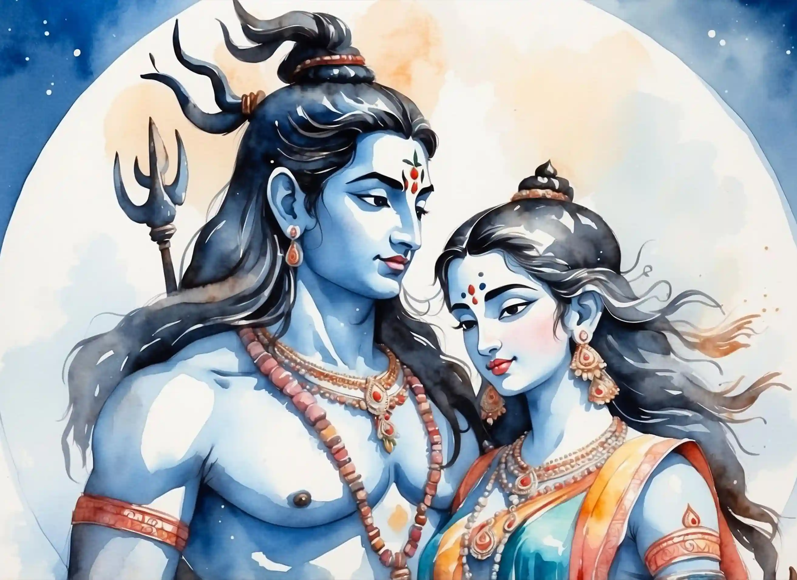 Illustration of Lord Shiva meditating representing Shiva Tattwa and Shiv Mahapuran teachings