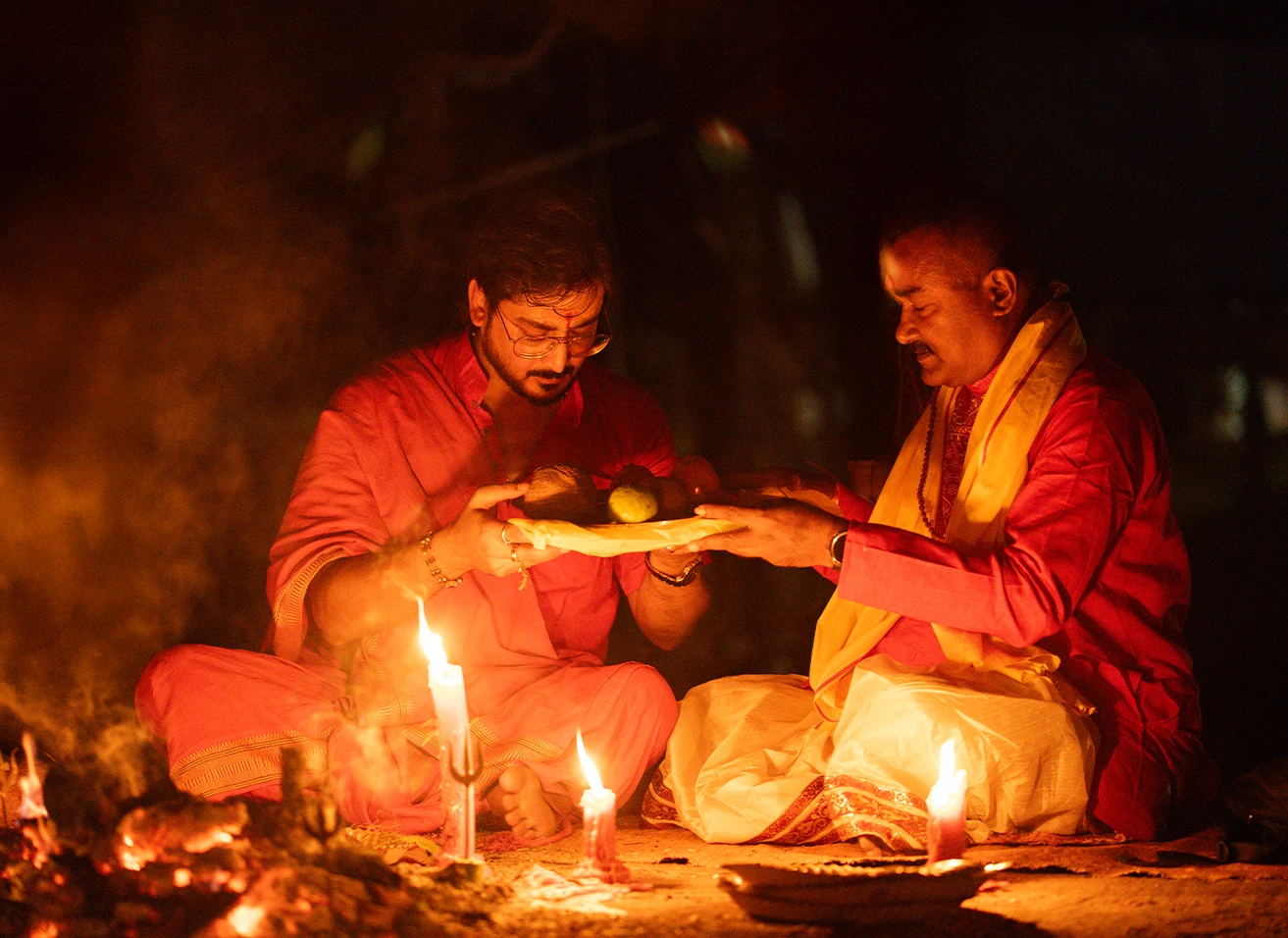 Powerful Maha Yagya at Nabatara for wealth attraction, protection from negativity, and success through Vedic rituals and havan