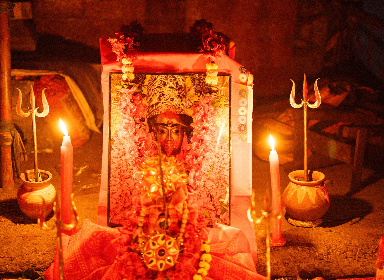 Sacred Maa Tara Puja performed on Amavasya by Tantra expert Gaurav Tribedi at Nabatara Institute